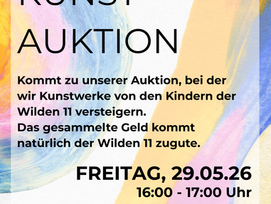 Kinderkunstauktion "Kunst schafft Nachbarschaft"