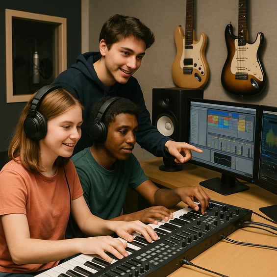 Bild zu: Elektronische Musik komponieren - Bildvergrößerung