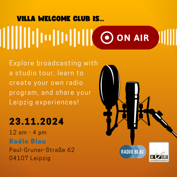 Bild zu: On Air - Villa Welcome Club's Radio Workshop - Bildvergrößerung