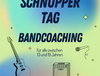 Schnuppertag Bandcoaching