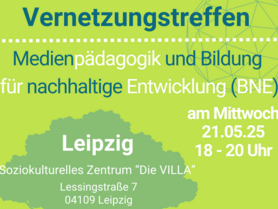 GET TOGETHER IN LEIPZIG : Medienpädagogik und Bildung für nachhaltige Entwicklung