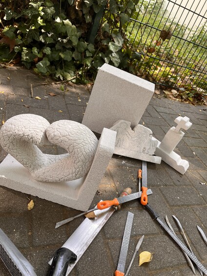 Bild zu: Kreative Ferien! Themenwoche Skulpturen aus Gasbeton - Bildvergrößerung