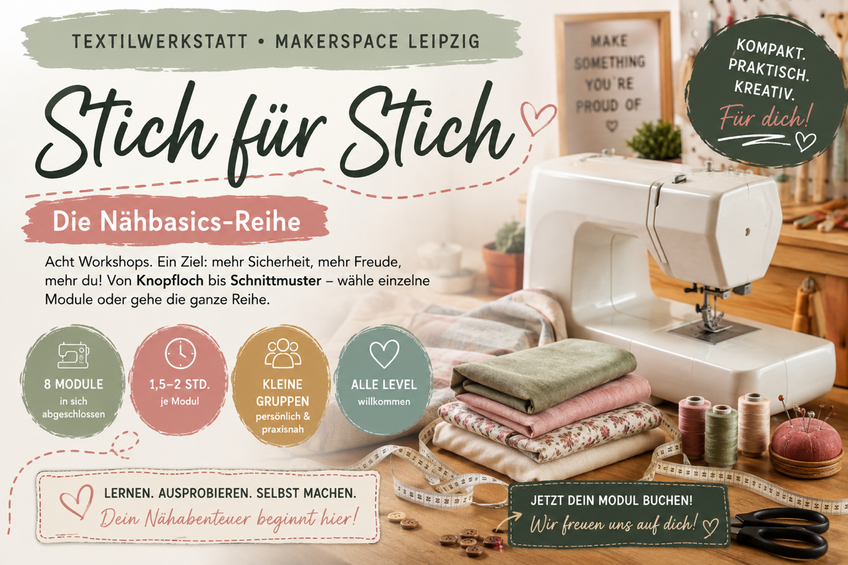 Bild zu: Knopfloch nähen an der Maschine - Bildvergrößerung